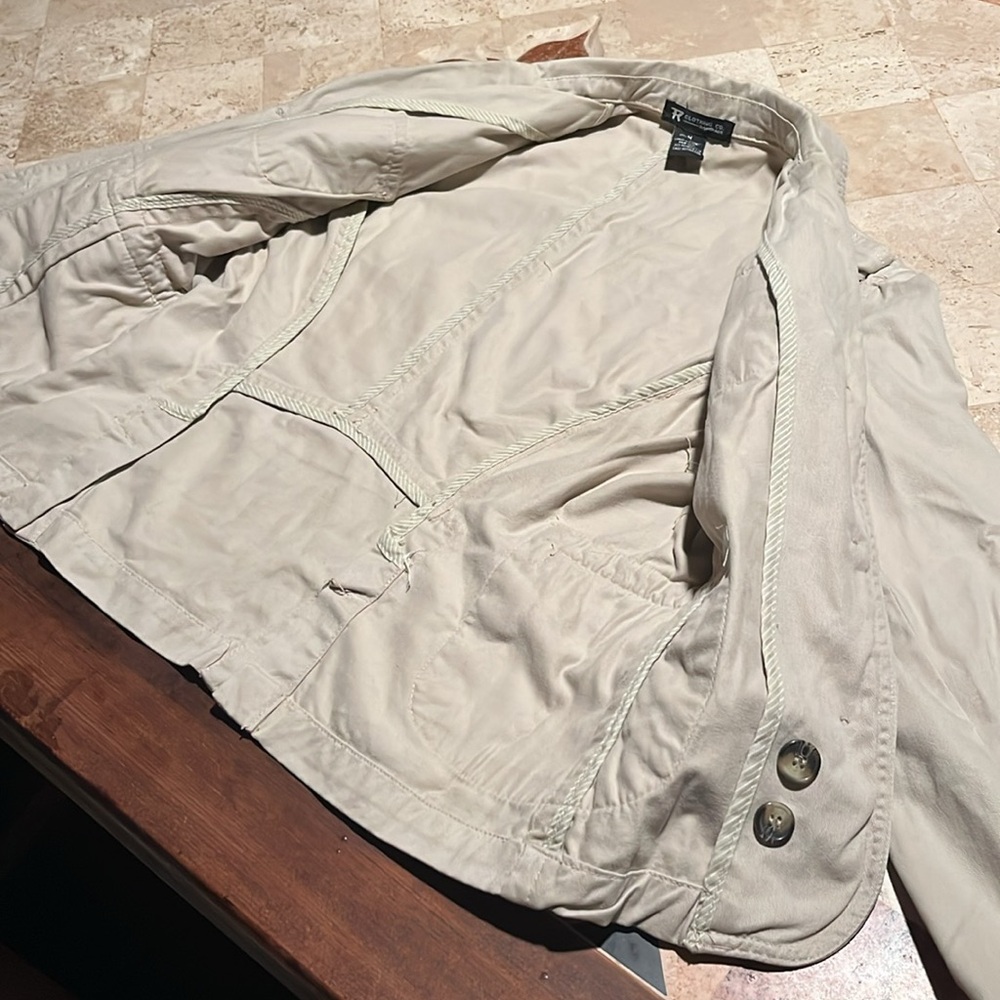 Khaki Jean Jacket - Picture 7 of 8